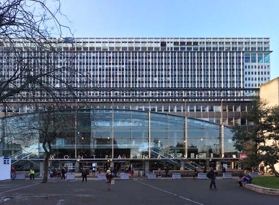 Gare de Montparnasse de l'exterieur