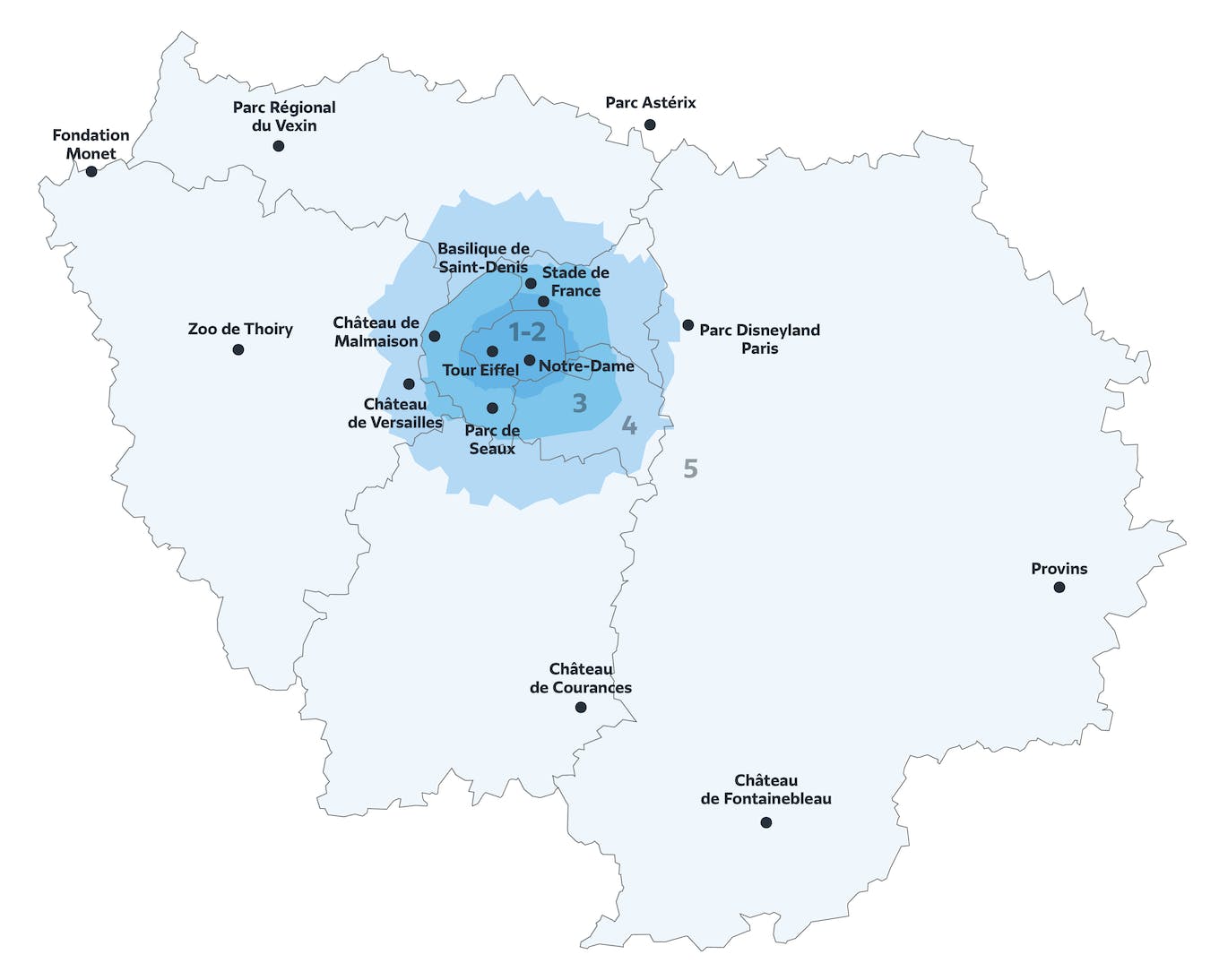 Zones RATP